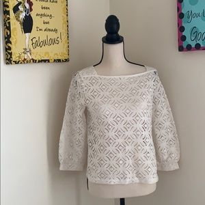 🌷Ann Taylor white gorgeous top🌸🔥